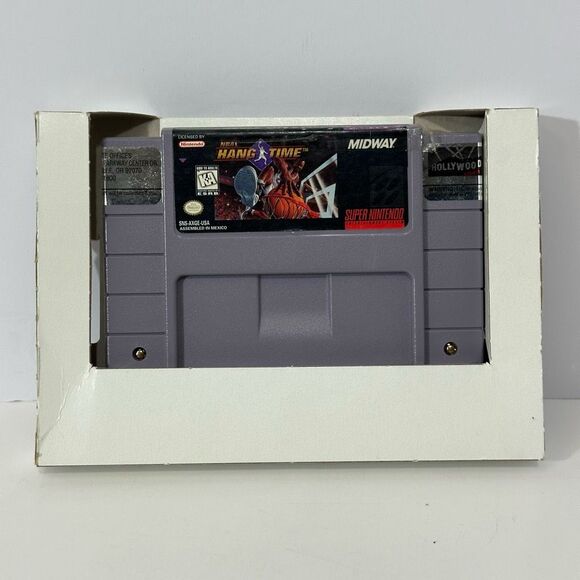 Vintage NBA Hang Time Super Nintendo Game and Instruction Booklet - Picture 9 of 12